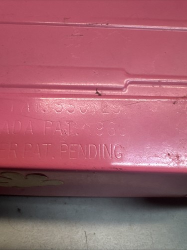 Vintage 1966 Structo Thunderbolt Pink With Less Marking On Base/ Different Wheel - Picture 22 of 24