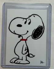 Snoopy Limited Edition Artist Signed “Peanuts” Trading Card 6/10