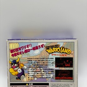 Nintendo Virtual Boy Wario Land Hidden Treasure in Video Games with box New
