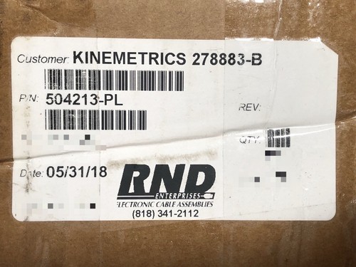 NUOVO KINEMETRICS 30ft Cat5e ETHERNET CON CAVO RJ-45 504213-PL per QUANTERRA Q330S - Foto 11 di 11