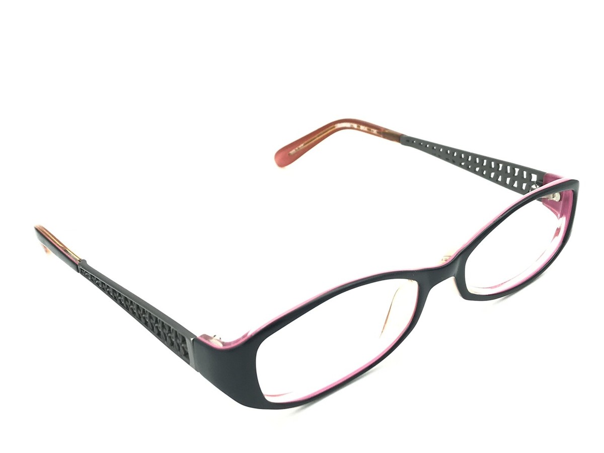 Kate Spade GEORGETTE ESA Black Pink Rectangular Eyeglasses  display picture 3