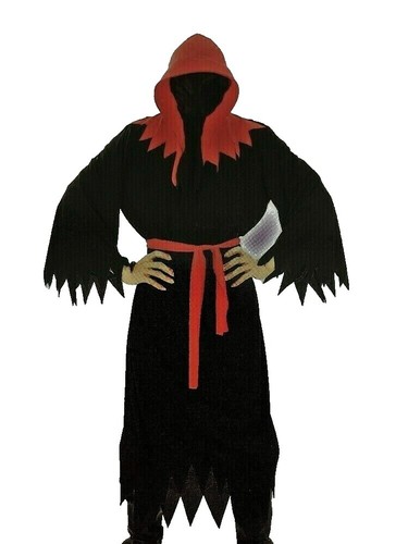 VINTAGE 90s BIRDHOUSE SKATEBOARDS GRIM REAPER RED T-SHIRT MADE IN