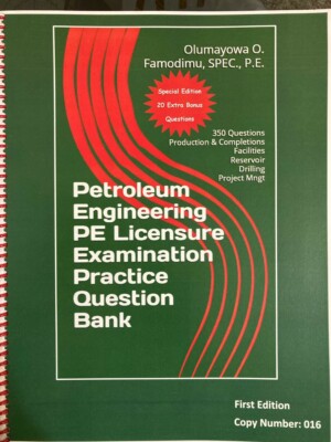 Petroleum Engineering PE Exam, Petroleum PE, Petroleum PE study guide, Pet Engr