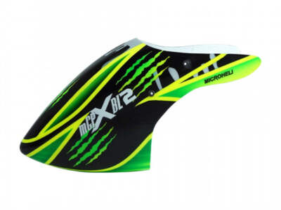 Airbrush Fiberglas grün Kratzdach - BLADE MCPX BL2: MH-MBL2080GS
