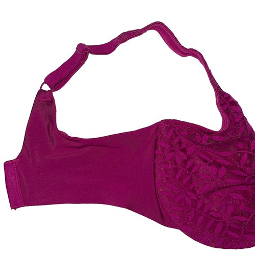 Olga Bra Underwire Minimizer Lace Sheer Leaves Lightweight Full Coverage 35519 - Picture 79 of 84