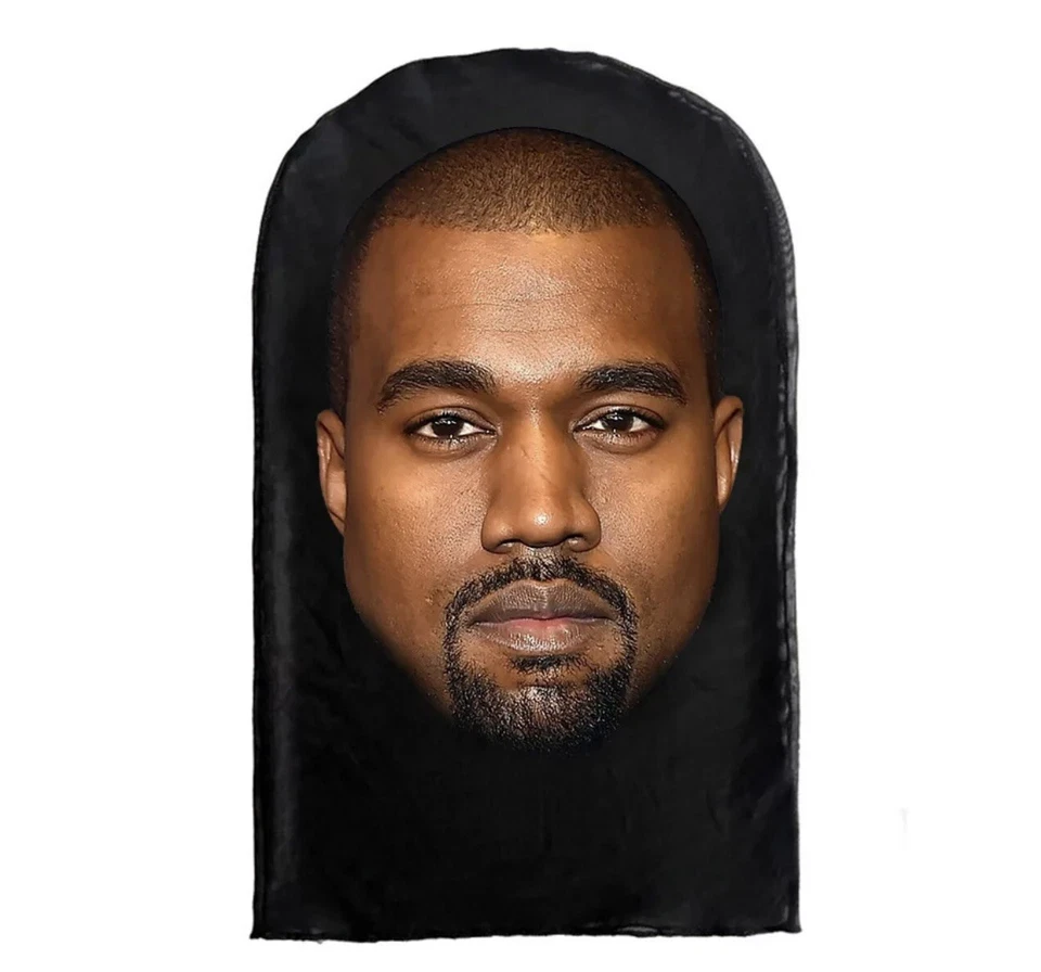 Kanye West Full Face 2nd Skin Black Mask Mesh Breathable Famous celebrity - Image 2 of 4