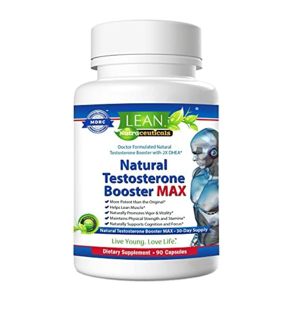 NaturalSlim Men's Multivitamins Testosterone Booster, Men over 50 - 90 Capsules.