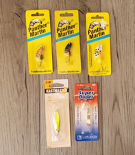 Fishing Lure Lot NEW Panther Martin Kastmaster Super Duper 5 Pieces