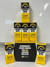 QTY 6 Fiebing's Leather Dye w/ Applicator CHOOSE COLOR  4 fl oz- Shoes Boots Bag