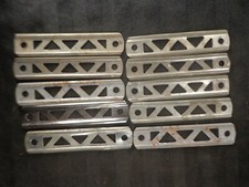 Gilbert Erector A - 2 1/"2 GIRDER : 1951-56 Cadmium Plated Lot of 10  4