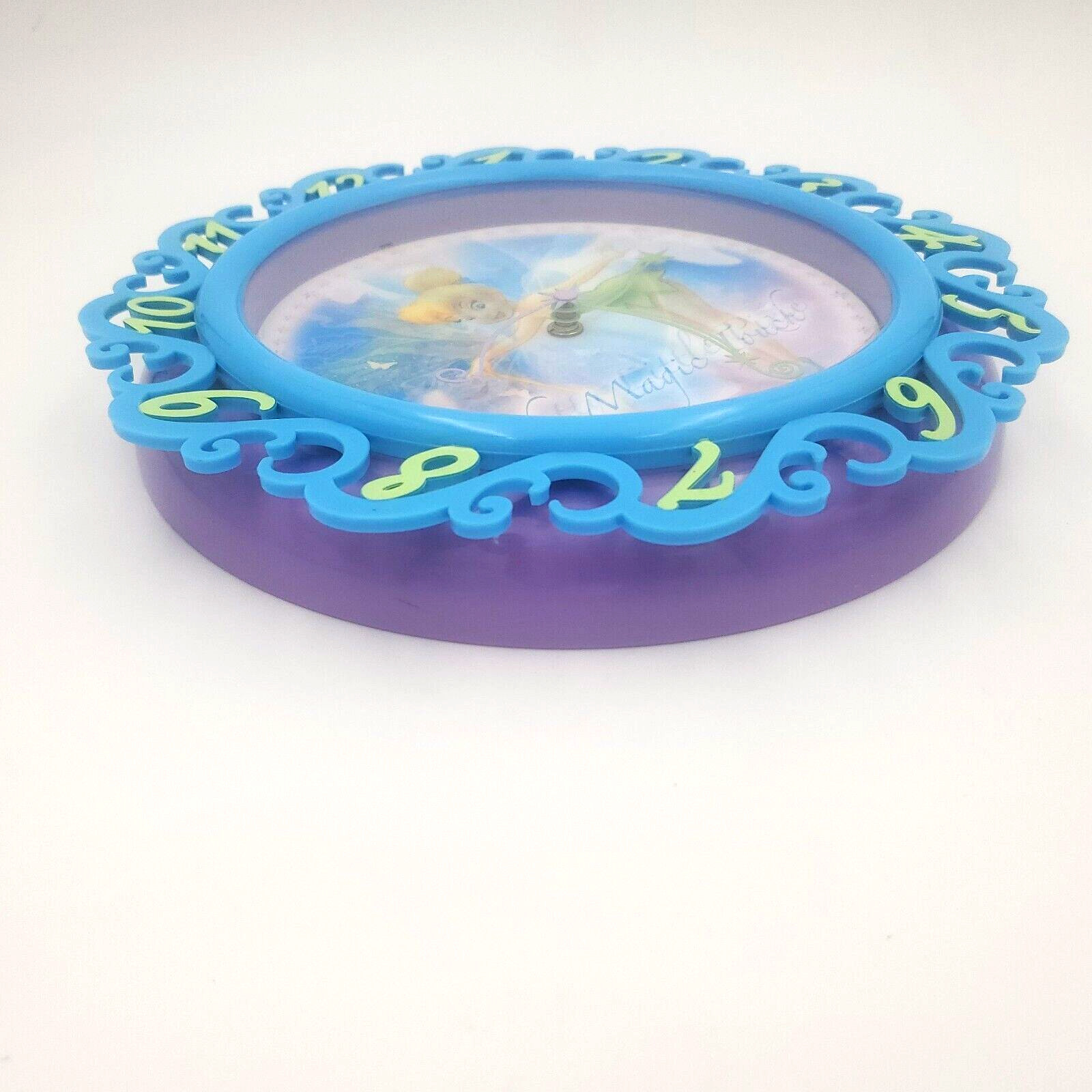 DISNEY TINKERBELL HOLOGRAPHIC WALL CLOCK  The Magic Touch & Pretty Little Pixie