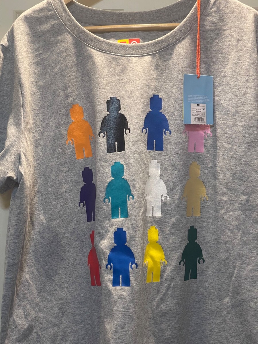 LEGO Minifigures Target Exclusive Womens T-Shirt T Shirt 1X