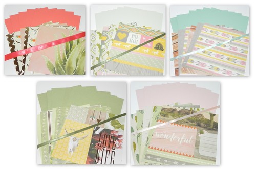 DESERT DREAM 5 SETS (30 SHEETS) 6X6 DESIGNER PAPER A2 CARDSTOCK STAMPIN UP RECOL - Picture 3 of 6