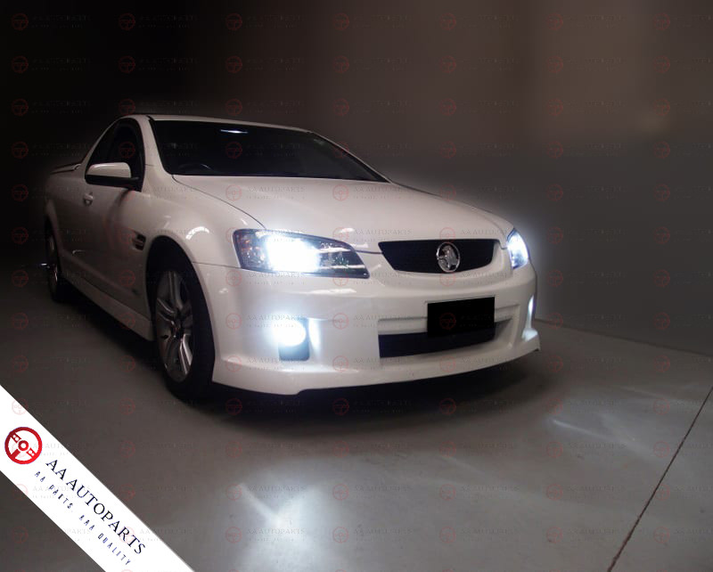 Headlights Pair + Full LED Globes For Holden Commodore VE Series 1 SS SV6 Omega — image 2