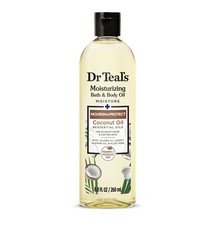 Dr Teal's Moisturizing Bath Body Coconut Oil with Jojoba Oil, 8.8 oz 1 pc