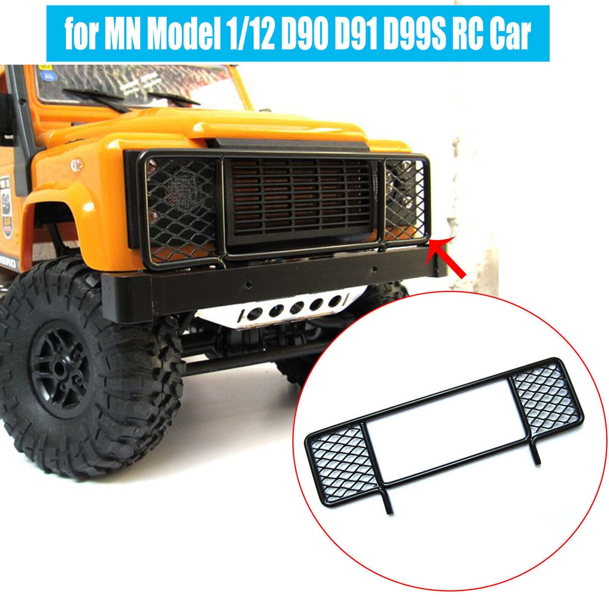 RCカーアクセサリー For MN D90 D91 D96 D99S For MN99S MN96 MN90 MN99 FJ45 1 RCカーアクセサリー For MN D96 D90 D91 D99S For MN99 MN90 MN99S 1/12 金属製フロン