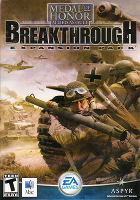Medal of Honor Allied Assault BREAKTHROUGH Expansion - Rare Mac Game US Version