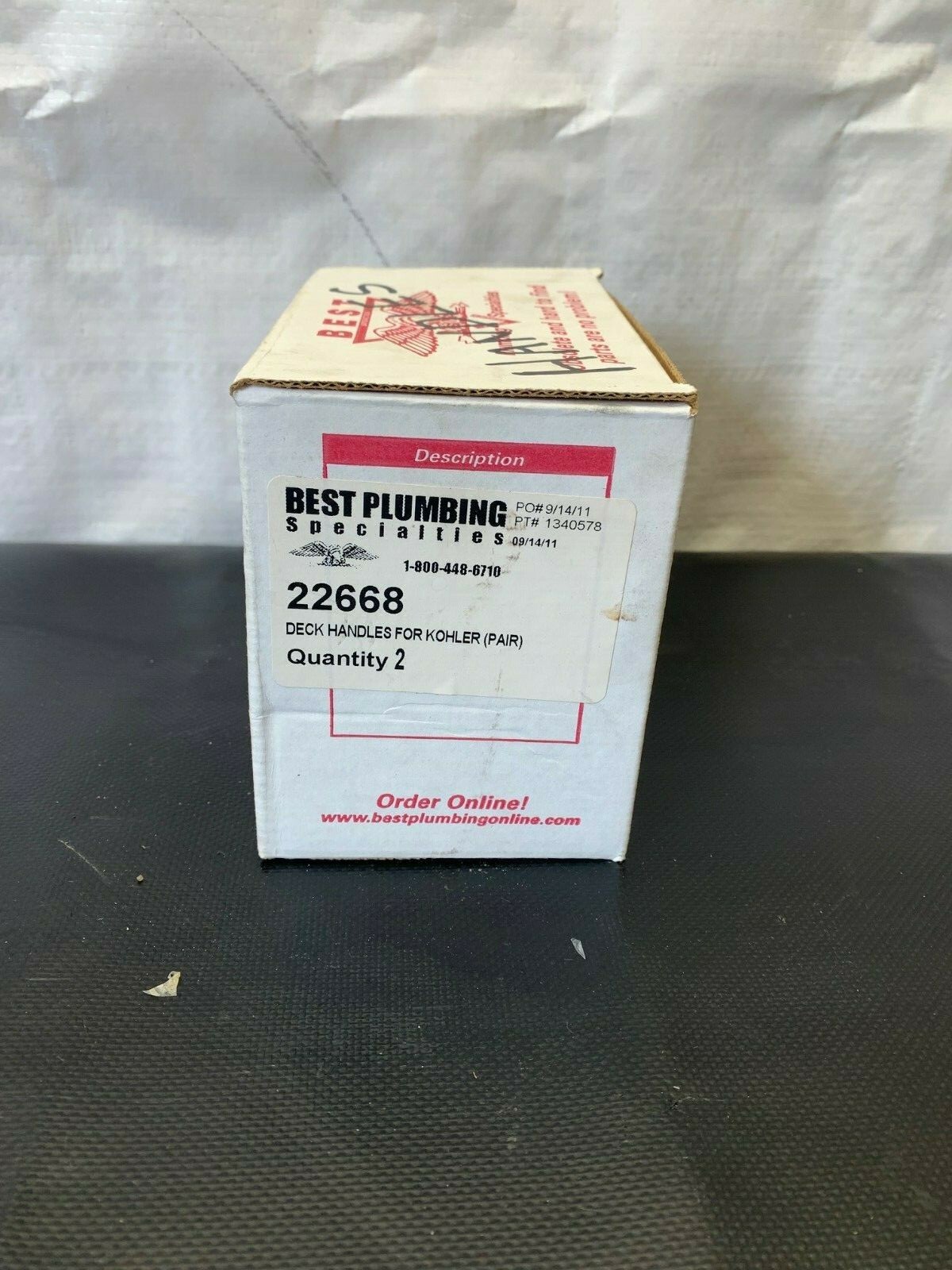 Best Plumbing Water Sense 22668 Deck Handles for Kohler (Pair) Qty 2