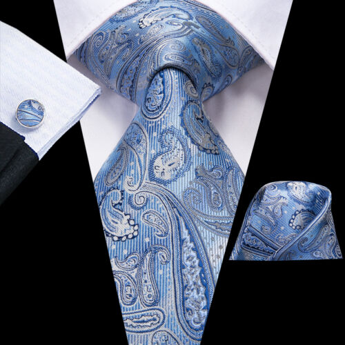 Cravatta uomo nera oro viola paisley righe tinta unita cravatta fazzoletto set matrimonio - Foto 149 di 177