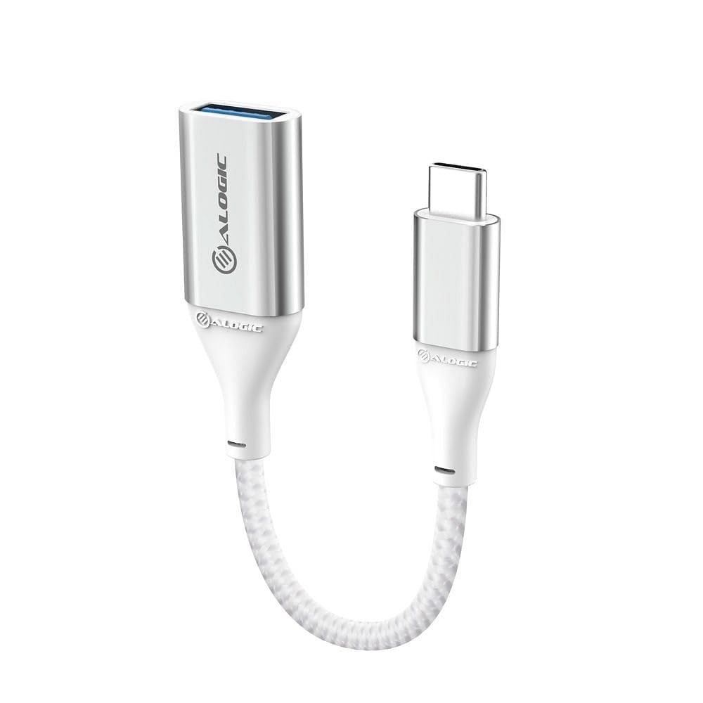 ALOGIC Ultra USB-C to USB-A adapter 15 cm (Color: Silver)