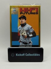 2022 bowman chrome Jordan Lawlar hi-fi futures Gold /50