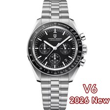 PAGANI DESIGN PD-1701 VK63 Armbanduhr Chronograph AR Sapphire 316L Herren …