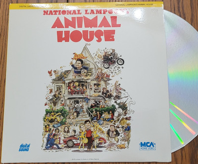 National Lampoons Animal House 12'' Laser Disc Movie LD Digital Comedy Retro 1978