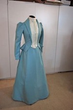 Victorian Steampunk Gothic Edwardian Gown Medieval Retro Walking Suit Dress