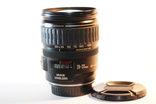 Canon EOS EF 28-135mm f/3.5-5.6 USM IS lens for EOS A2 Elan 90D 80D T8 T7 7D 5D