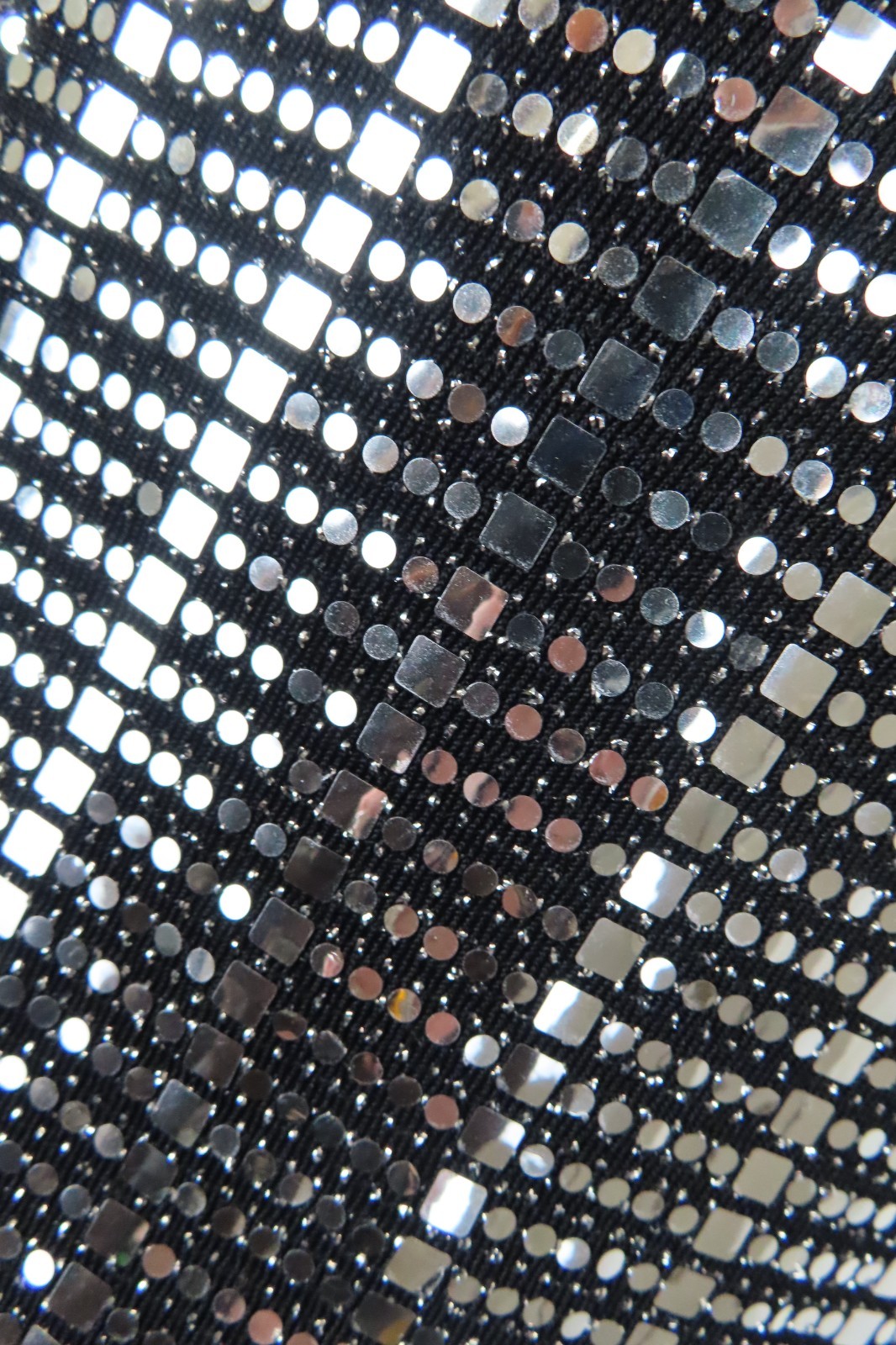 Zara Basic Silver Black Sparkle Glitter Embellish… - image 6