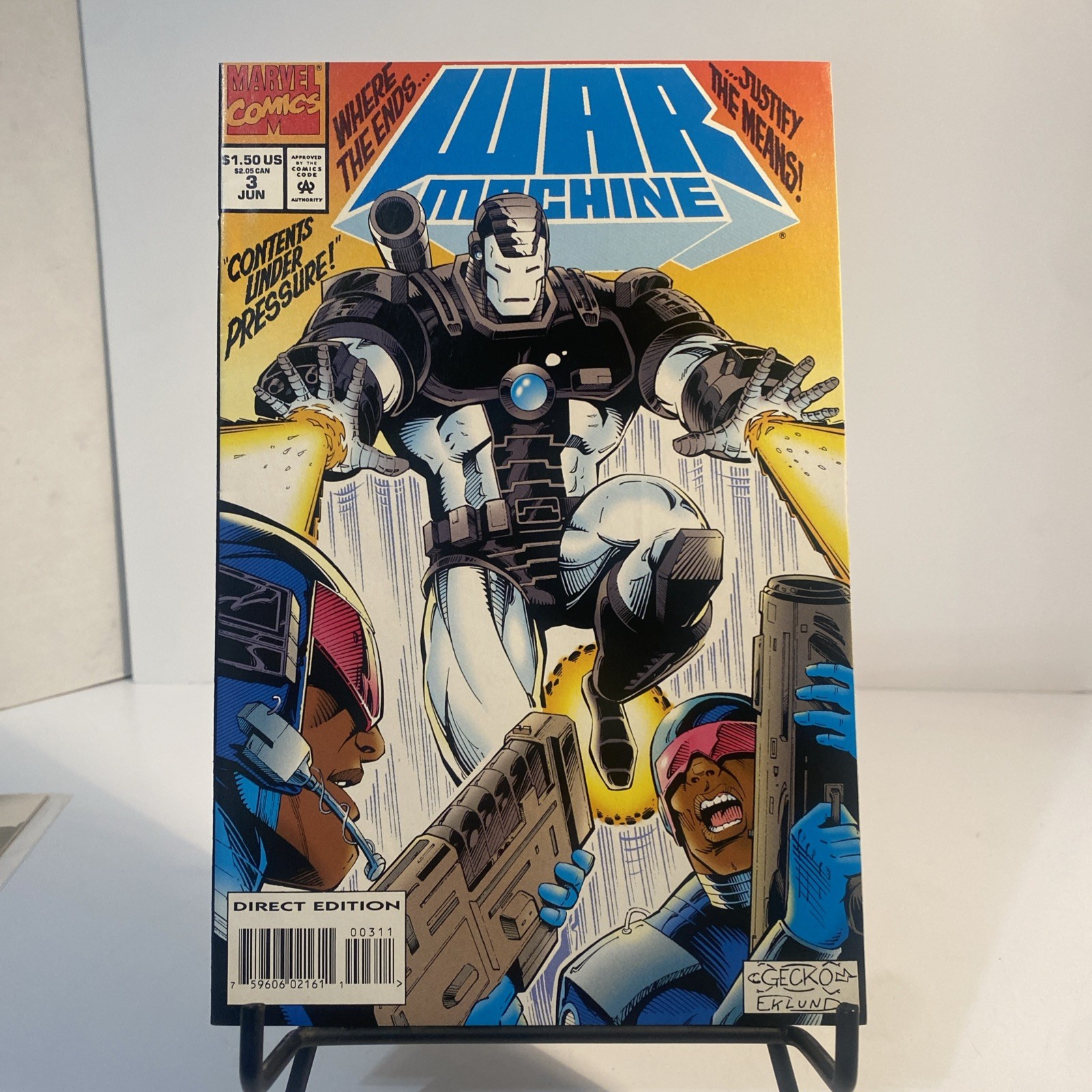 War Machine 3 (June 1994) Marvel Comics Direct Edition