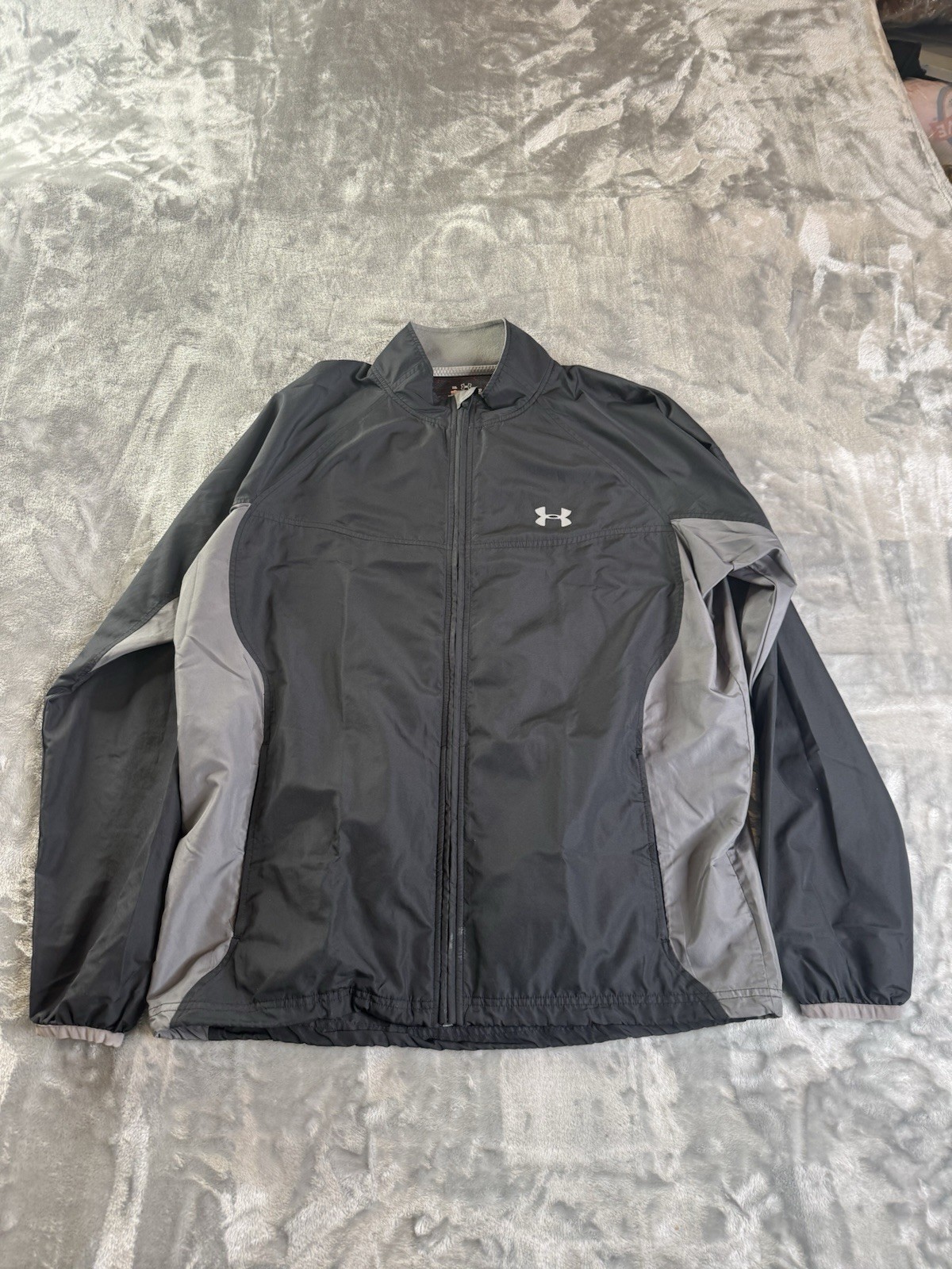 UNDER ARMOUR All Season Gear Mens Long Sleeve Vented Full Zip Jacket Tag Sz XL
