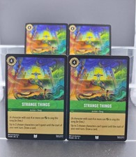Disney Lorcana Strange Things 95/204 Wilds Unknown Uncommon 4 Cards