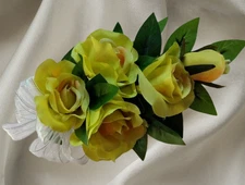 Hand made pin on corsage