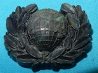 WW2 ROYAL MARINES ECONOMY BRITISH MILITARY COLLAR BADGE WORLD WAR II By STANLEY