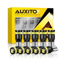 10 Pack 194 LED Light Bulb 6000K White T10 Wedge Interior Dome Map Door