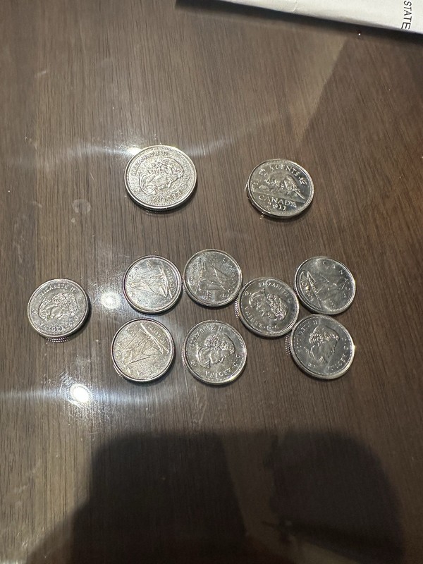 Canada 25 10 5 Cents , Elizabeth Regina , 2005 2011 2013 2018 2020 Coins Rare