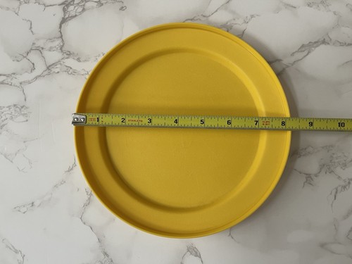 VTG Lot of 2 Tupperware Seal N Serve Bowls Lids Harvest Yellow Orange 1336 1337 - Picture 10 of 20