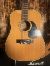 Fender F55-12 Dreadnought Size 12 string Acoustic Guitar, Natural, Used