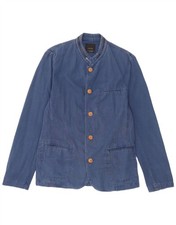 Giacca blazer uomo Zara 5 bottoni UK 38 blu medio SA08