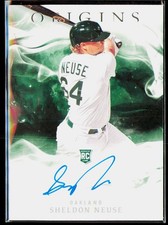2020 Panini Chronicles #9 Sheldon Neuse Origins Signatures