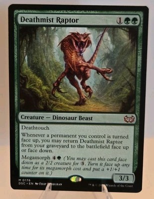 Deathmist Raptor MTG Commander: Duskmourn: House of Horror Regular