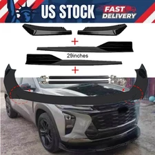 Front Bumper Lip Spoiler Splitter Body Kit Chin For Chevrolet Trax 2024 2025 US