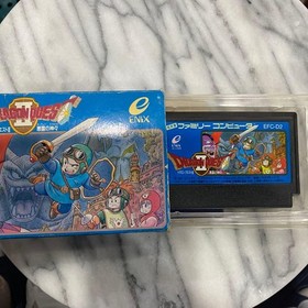 Dragon Quest II Evil Spirits of the Gods Famicom NES Game Enix EFC-D2