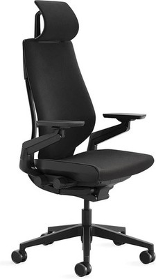 Steelcase Gesture Ergonomic Office Chair w Headrest 360° Arms Black - Sealed Box