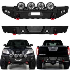 Vijay For 2005-2021 Nissan Frontier Frontrear Bumper With Winch Plate Light Vijay For 2005-2021 Nissan Frontier Frontrear Bumper With Winch Plate Light