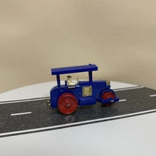 1991 Matchbox Originals Series Moko Lesney #1 Road Roller Blue/Red Wheels 