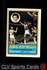 Carolina Cougars Mack Calvin #230 Topps Basketball Near Mint or Better