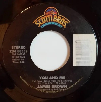 James Brown Its Your Money $ / You And Me Vinyl Single 7inch Scotti Bros. Re