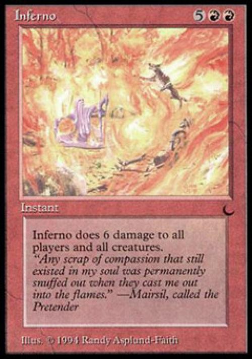 MTG English Inferno NM Normal The Dark